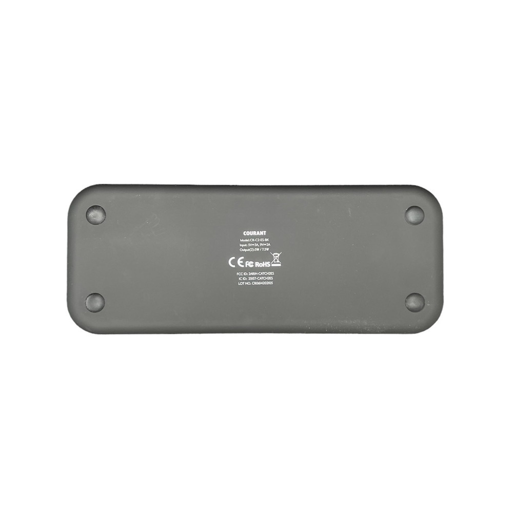 Courant | CATCH:2 Essentials Dual Device Charging Pad, Charcoal - Picture 5 of 5
